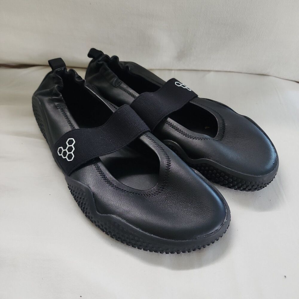 VivoBarefoot Women's Motus Studio Ballet Flats Leather Black  Size EU 43 US 11